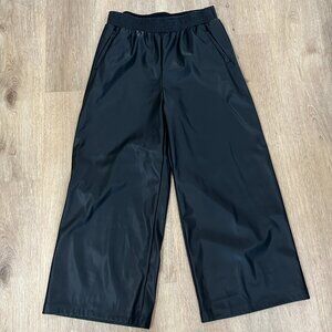 NEW Bar III 2x Trendy Wide Leg Faux-Leather Pants, Women's